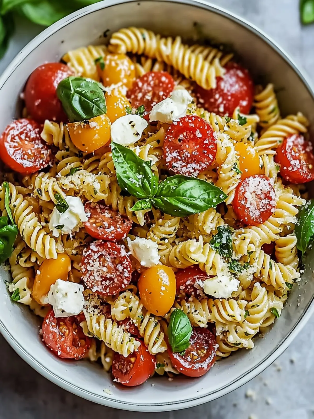 Erfrischender Bruschetta Pasta Salat für den Sommergenuss 5 Erfrischender Bruschetta Pasta Salat für den Sommer