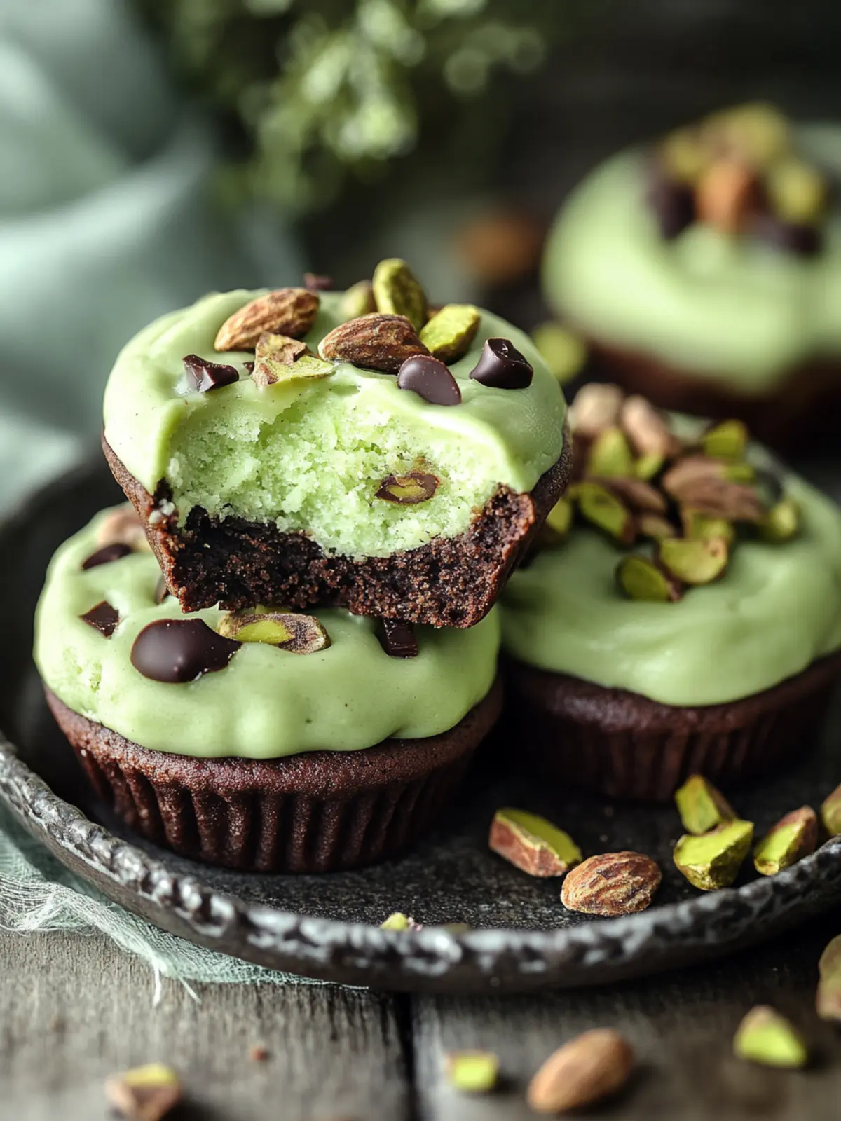 Pistaziencreme Schokoladenstückchen Kekse - Der perfekte Genuss 2 Pistaziencreme Schokoladenstückchen Kekse