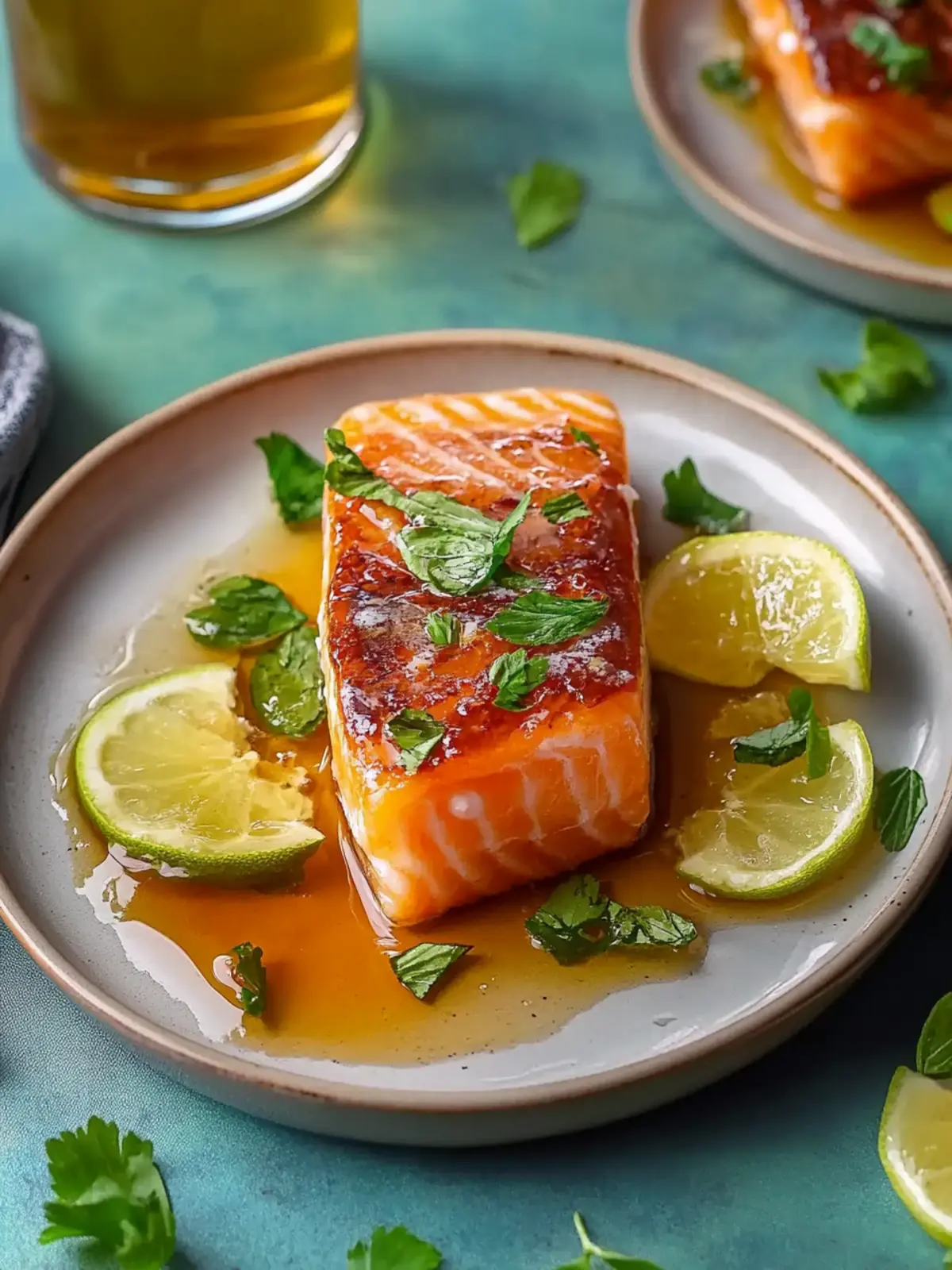 Einfache gebackene Bourbon-Glasierte Lachsforelle für jeden Abend 4 Einfache gebackene Bourbon-Glasierte Lachsforelle