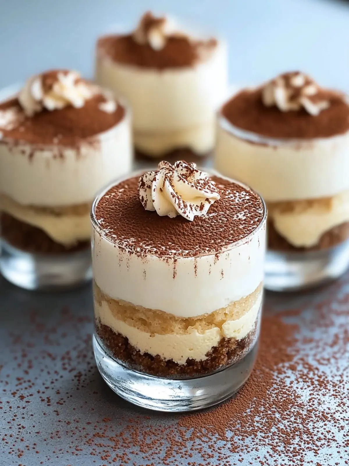 Unwiderstehlich einfache Tiramisu-Becher für Dessertliebhaber 4 Unwiderstehlich einfache Tiramisu-Becher Rezept für perfekte Dessertliebhaber