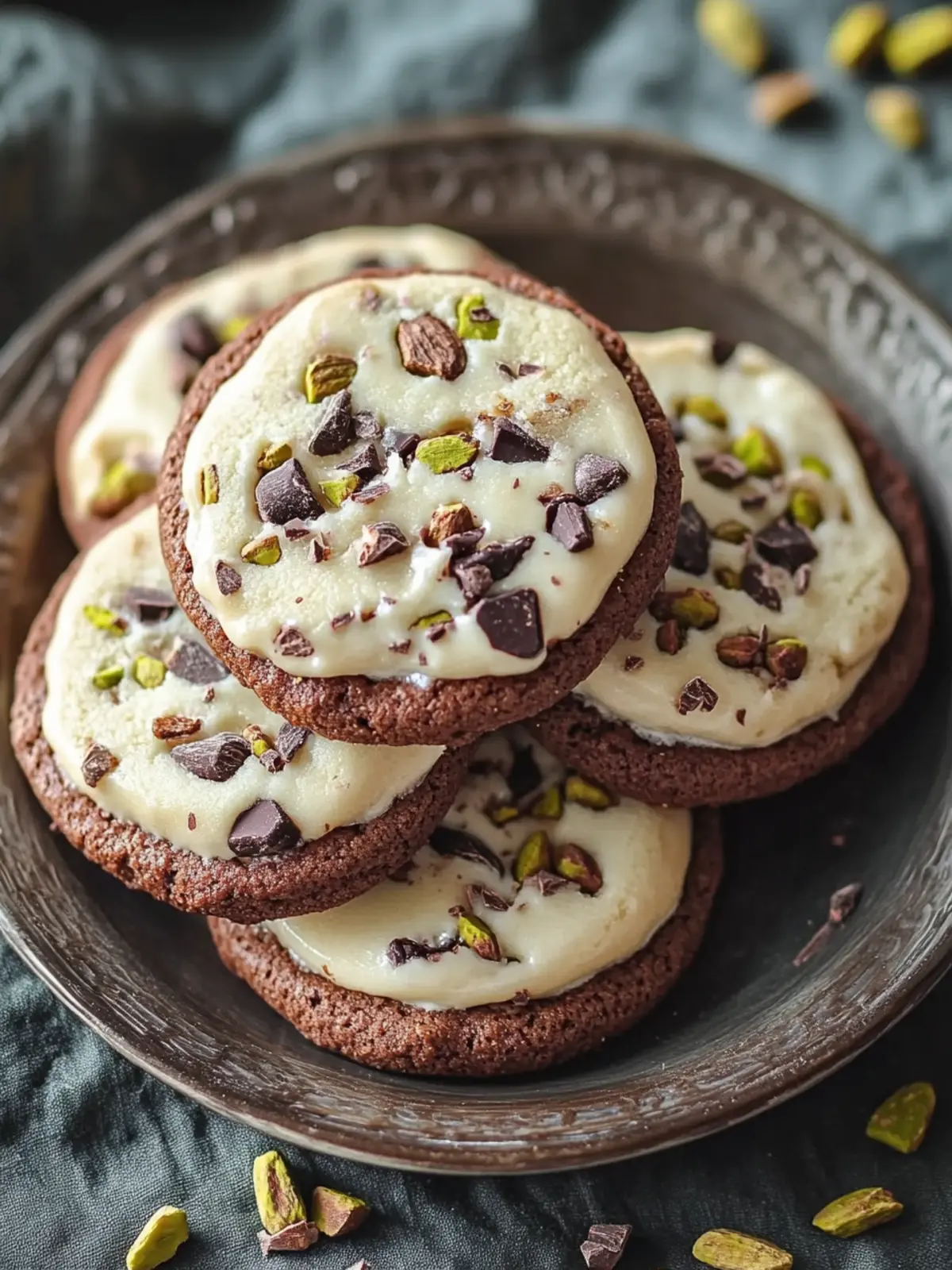 Pistaziencreme-Schokoladenstückchen-Kekse, die du lieben wirst 3 Pistaziencreme-Schokoladenstückchen-Kekse, die du täglich verlangen wirst