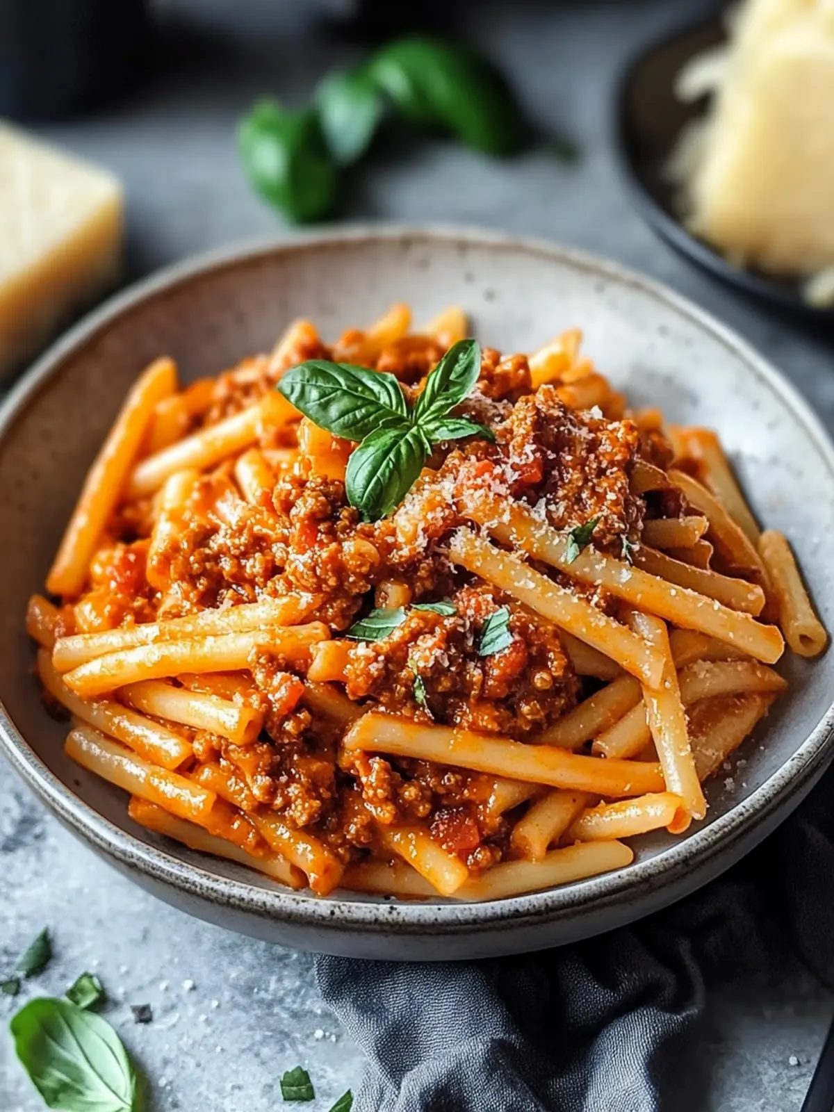 Klassische italienische Pasta Bolognese in 30 Minuten – So geht's! 2 Klassische italienische Pasta Bolognese richtig zubereitet in 30 Minuten