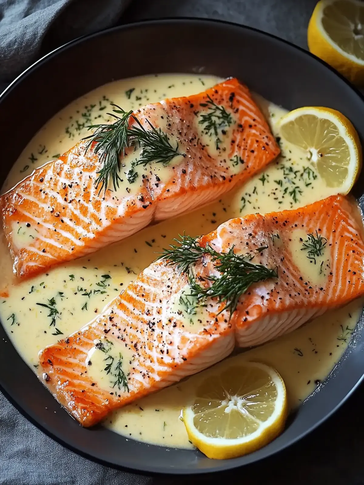 Lachs mit Zitronencremesauce – Einfaches Gourmetgericht geniessen 3 Lachs mit Zitronencremesauce