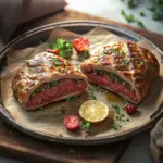 Herzhafte HP-Sauce Rinderhackfleisch-Handpasteten für Genießer 6 Herzhafte HP-Sauce Rinderhackfleisch-Handpasteten zu Delight