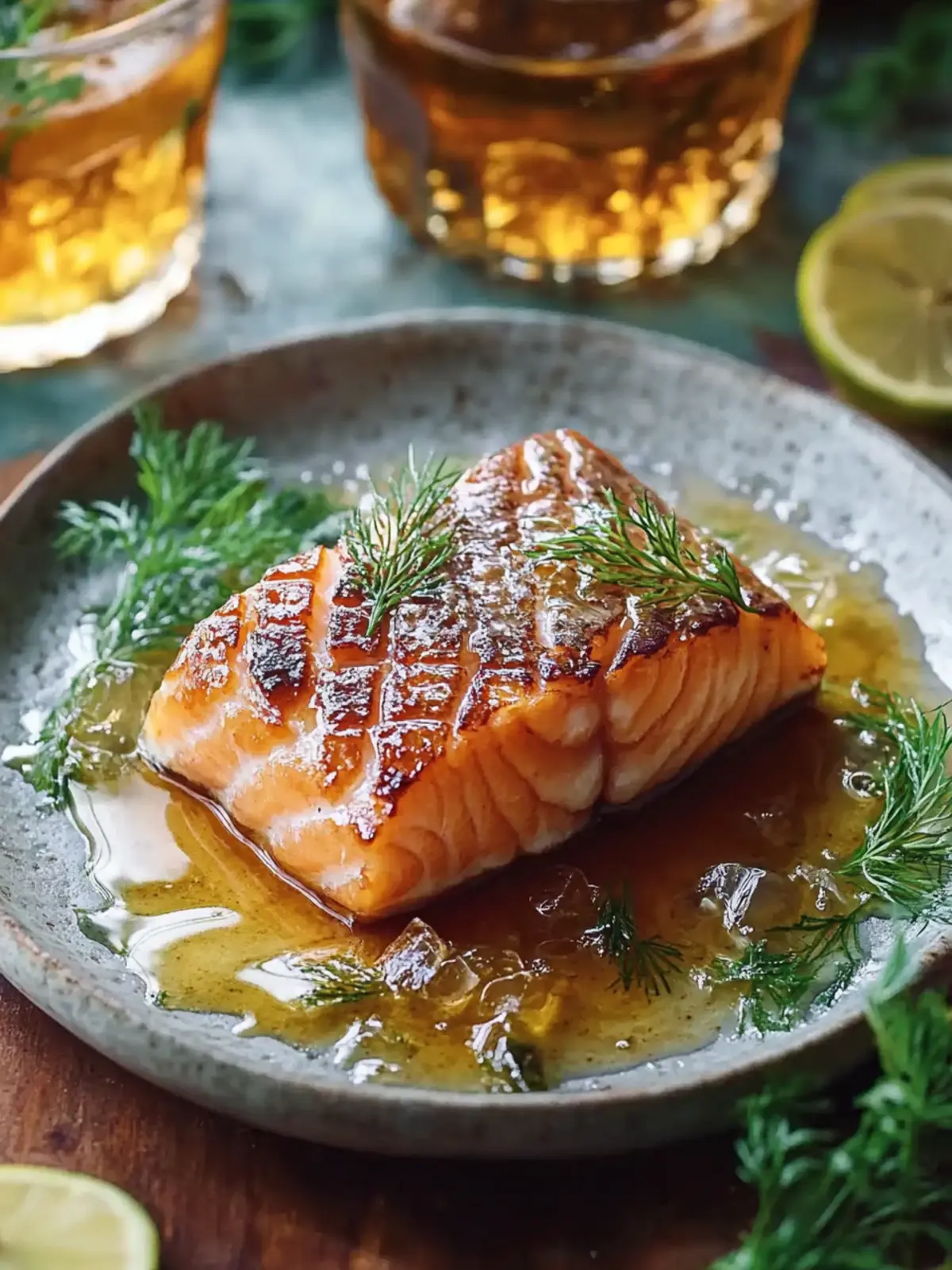 Einfache gebackene Bourbon-Glasierte Lachsforelle für jeden Abend 2 Einfache gebackene Bourbon-Glasierte Lachsforelle