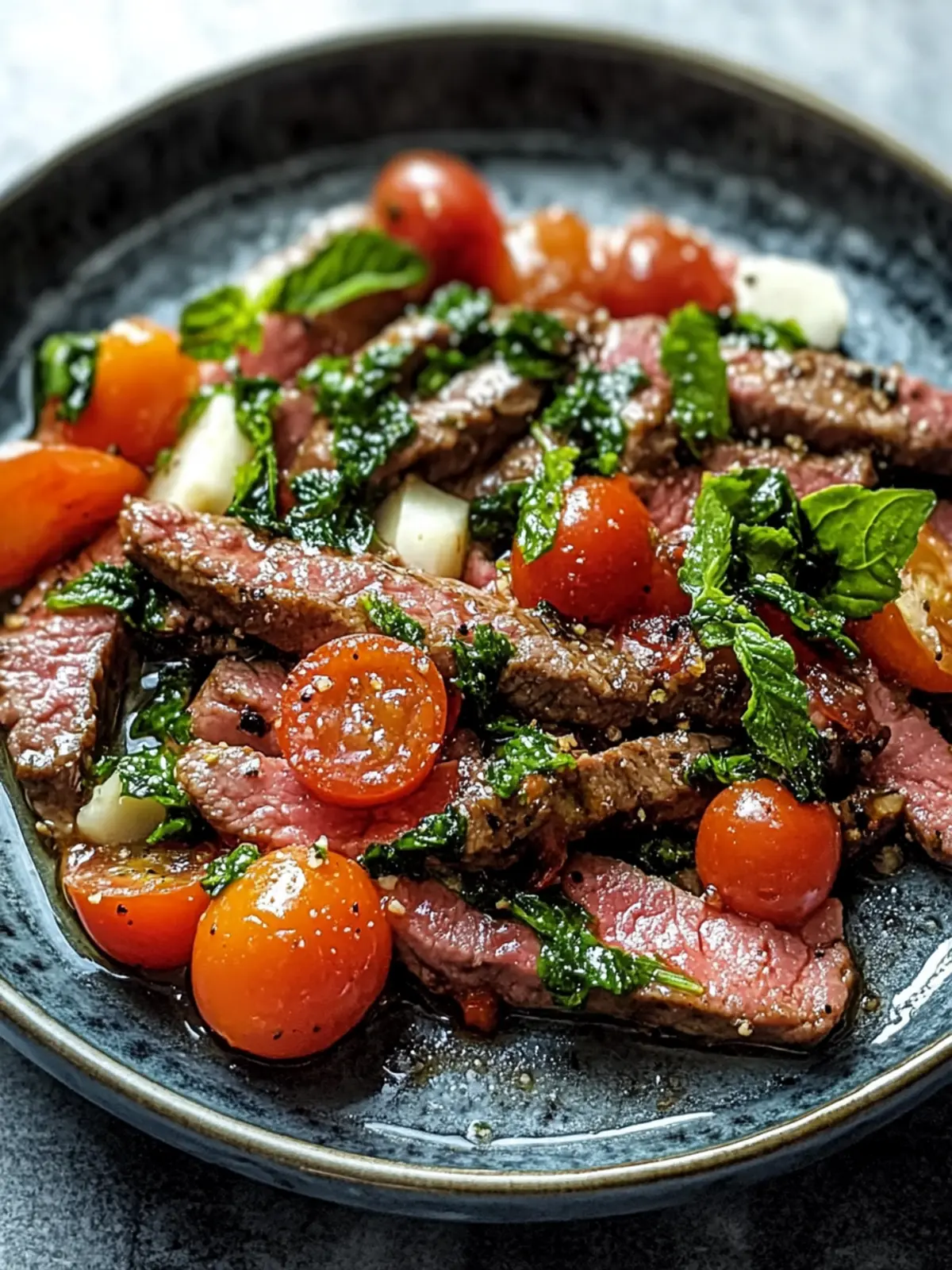 Mediterrane Rinderhackfleisch Pfanne: Schnelligkeit & Genuss 4 Mediterrane Rinderhackfleisch Pfanne