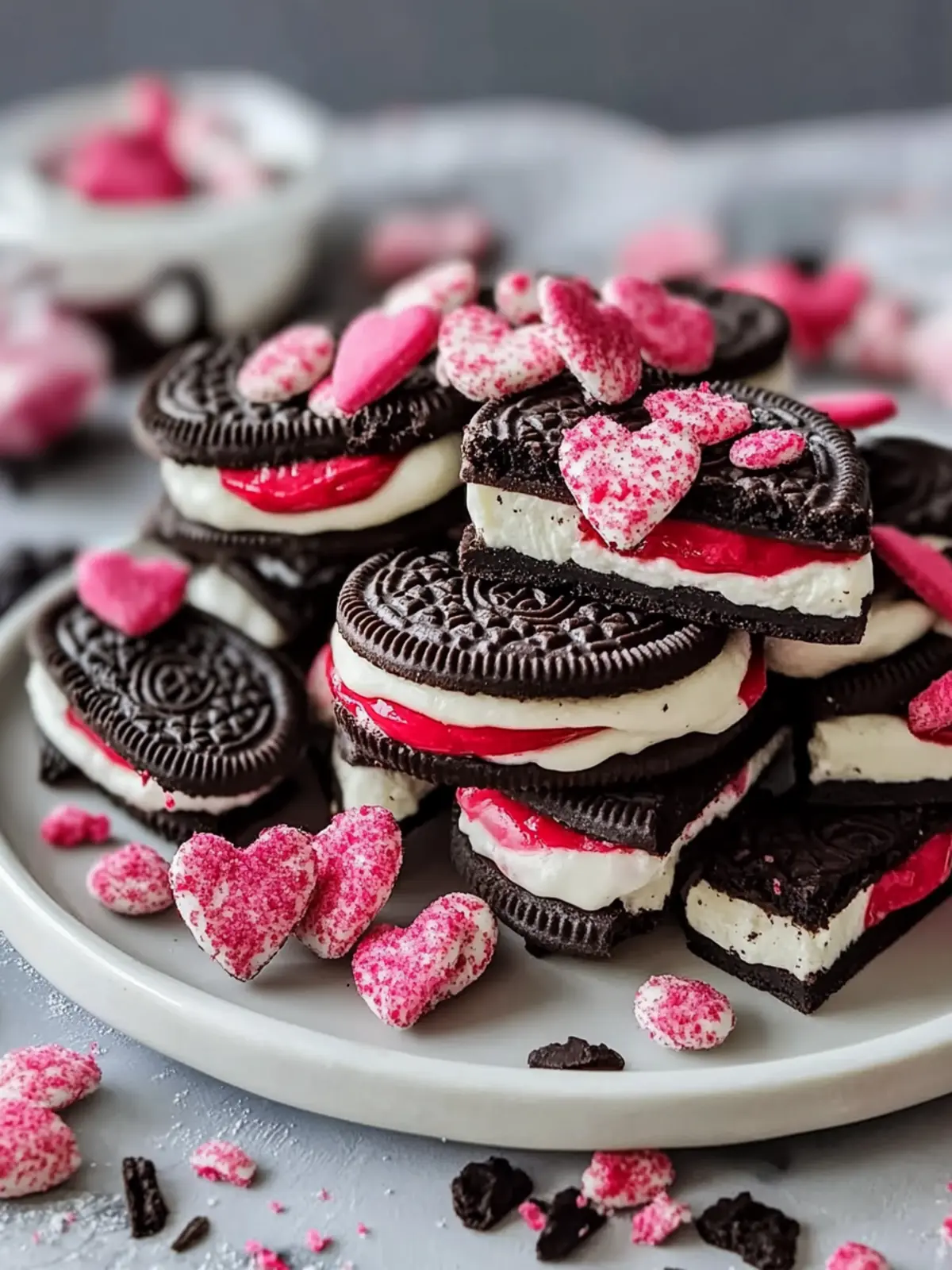 Kreiere die perfekte Valentinstag Oreo-Keks-Rinde in Minuten 3 Valentinstag Oreo-Keks-Rinde