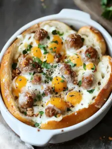 Das ultimative Frühstückswurstauflauf Rezept für Brunch-Liebhaber 6 Das ultimative Frühstückswurstauflauf Rezept