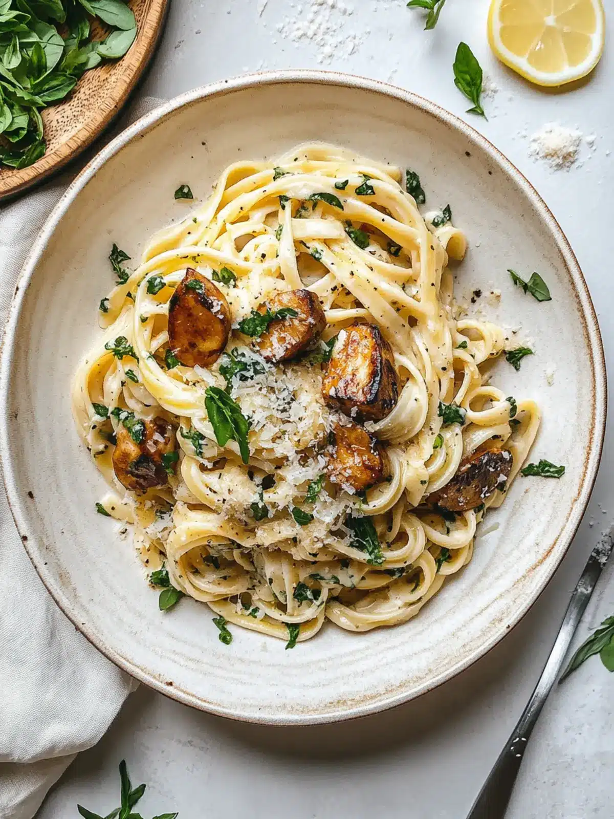Hühnchen Boscaiola Pasta: Cremiger Genuss für jeden Abend 2 Hühnchen Boscaiola Pasta