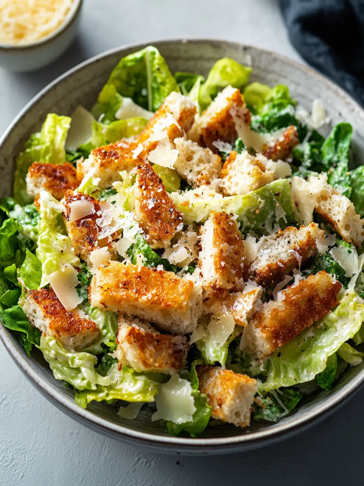 Caesar-Salat mit knusprigem Hühnertraum für jeden Tag 3 CAESAR-SALAT MIT KNUSPRIGEM HÜHNCHEN