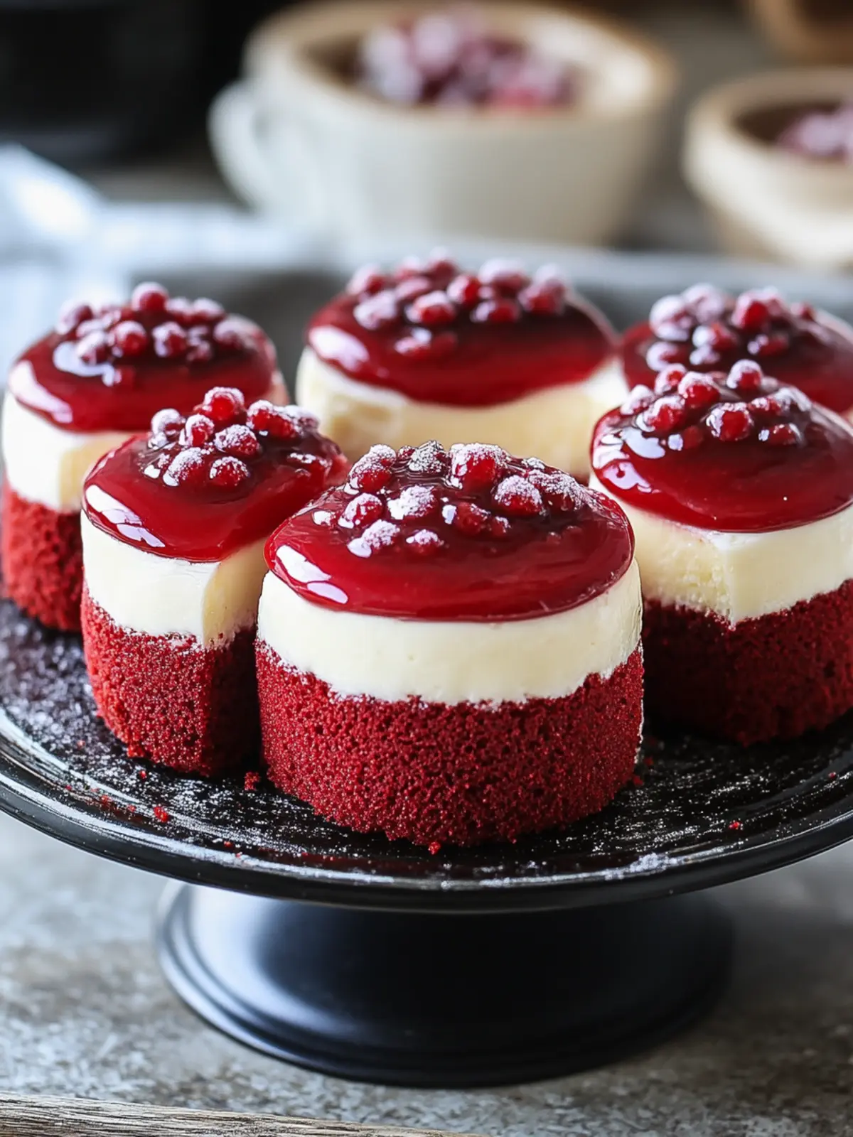 Unwiderstehliche Mini-Rotkäppchen-Käsekuchen für jeden Anlass 5 Unwiderstehliche Mini-Rotkäppchen-Käsekuchen