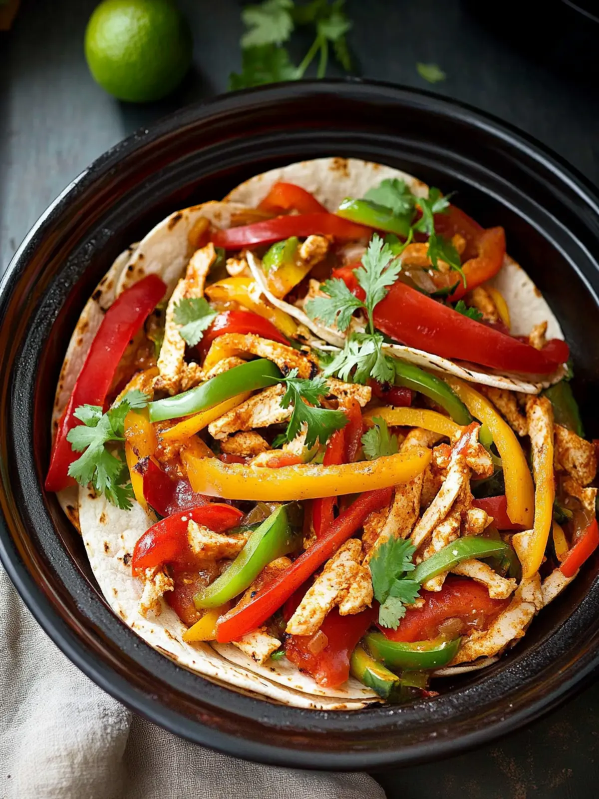 Langsame Kochhühnchen-Fajitas – Einfaches Familienessen geniessen 5 Langsame Kochhühnchen-Fajitas