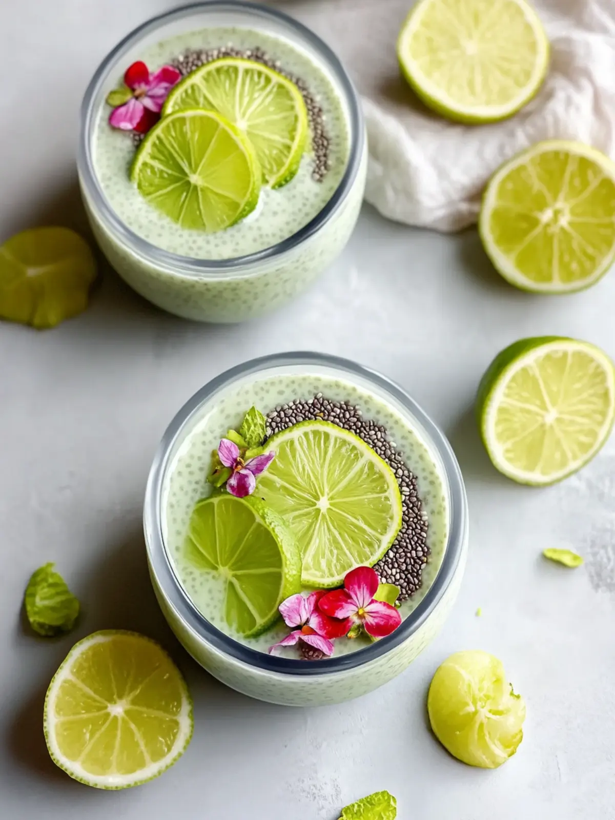 Leckeres Key Lime Chia-Samen-Pudding für gesunde Naschkatzen 3 Leckeres Key Lime Chia-Samen-Pudding