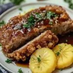 Leckeres Heißluftfritteuse Hackbraten Rezept für schnelle Küche 43 Luftfritteusen-Fleischlaib mit Pekannüssen und Ahornsirup