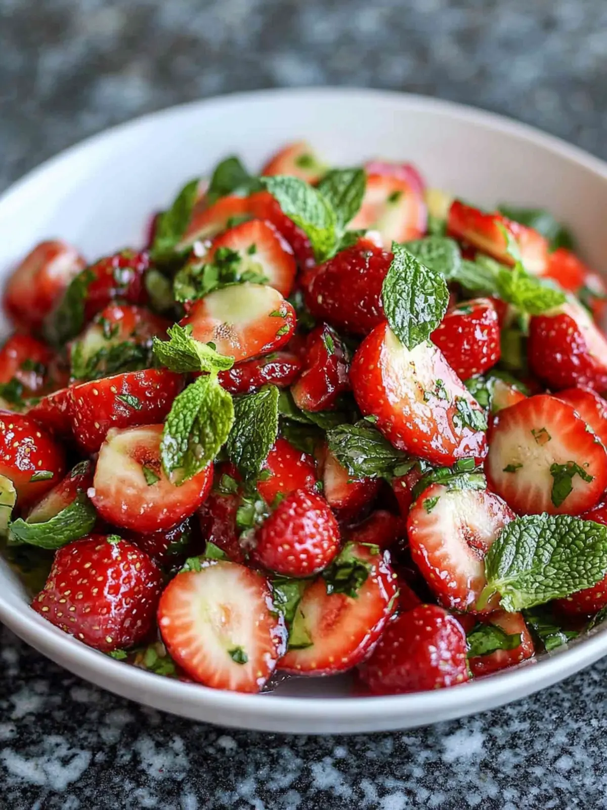 Dieser Gurken-Erdbeer-Salat: Erfrischend leicht für den Sommer 3 Dieser Gurken-Erdbeer-Salat