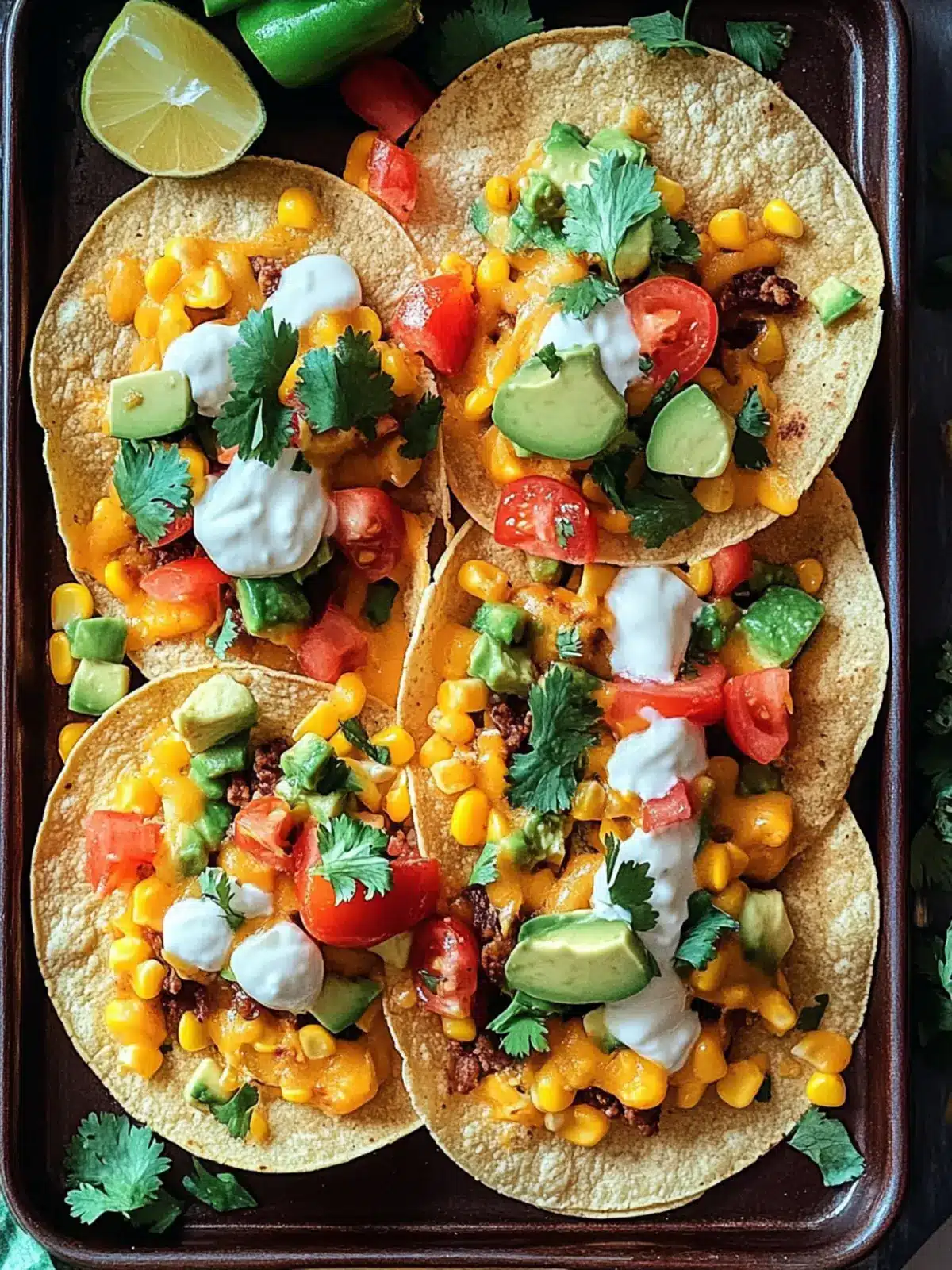 Einfaches Blechpfannen-Nacho-Dinner Lecker und Schnell Genießen 4 Einfaches Blechpfannen-Nacho-Dinner Lecker und Schnell