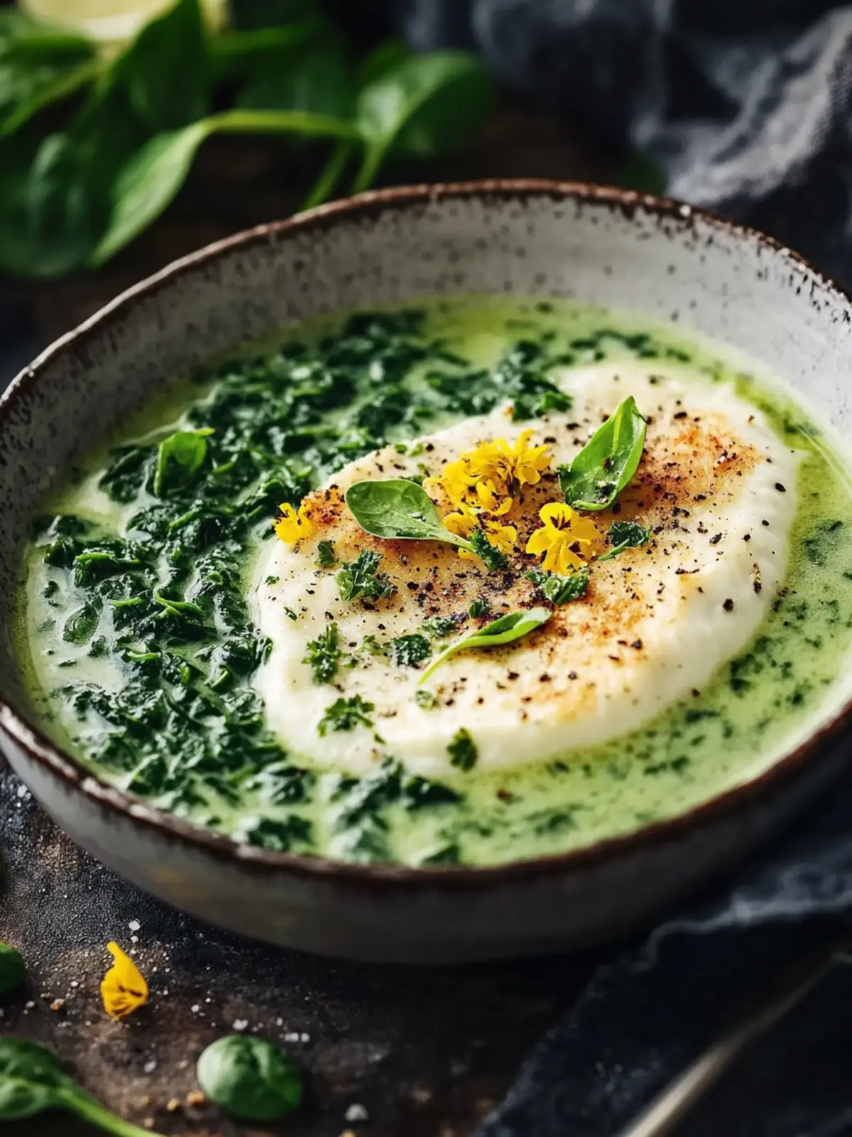 Cremiges Spinat-Hühnchen für schnelle Genussmomente 4 Cremiges Spinat-Hühnchen