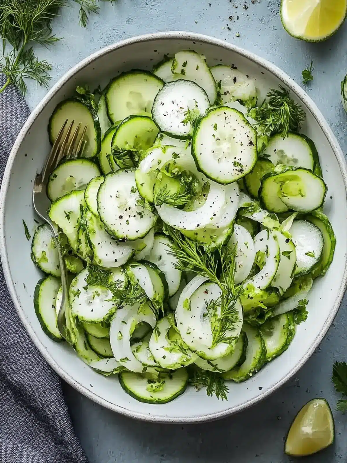 Cremiger Gurkensalat Rezept für erfrischende Sommermomente 5 Cremiger Gurkensalat Rezept