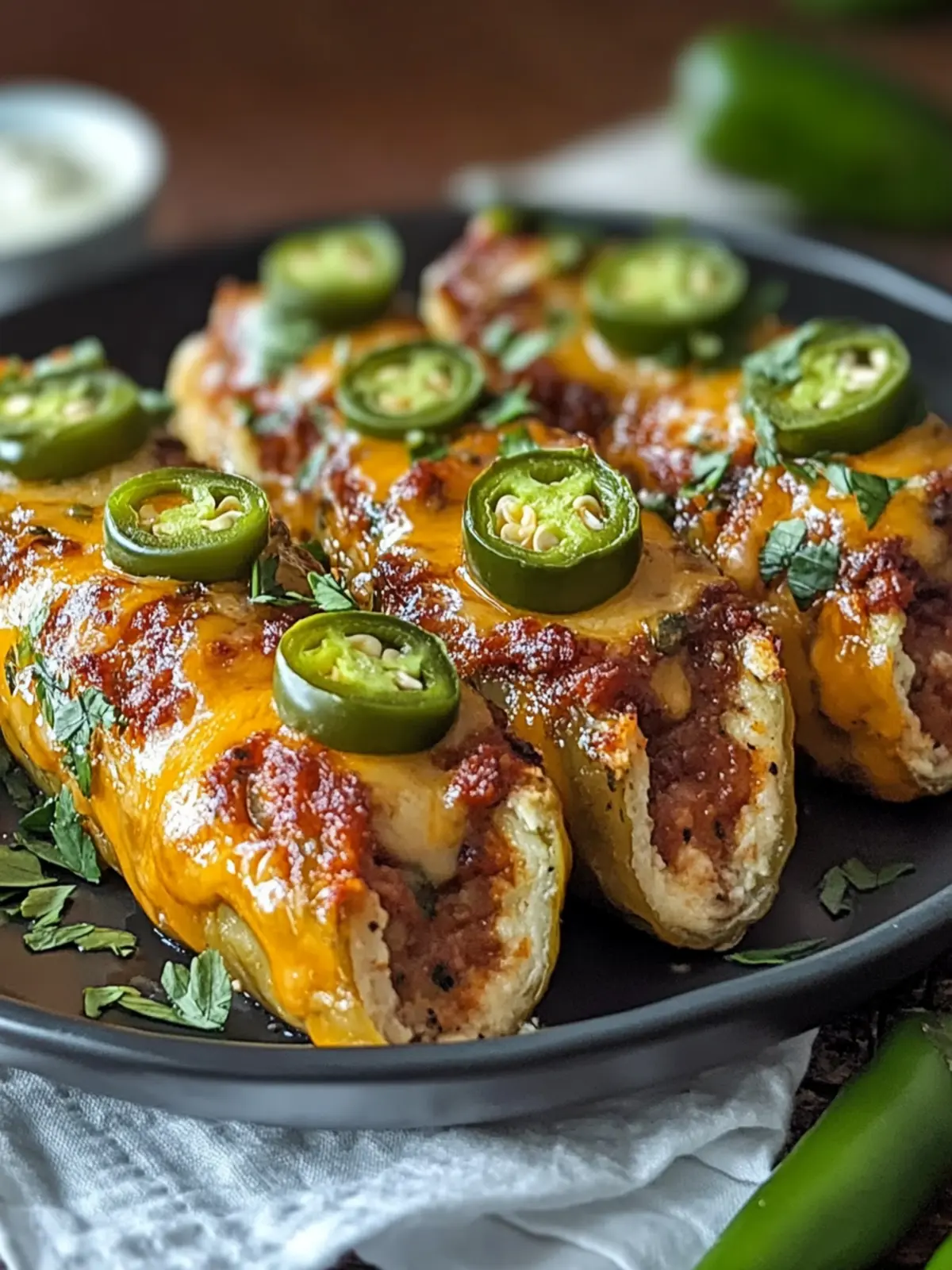 Räucheriger Jalapeño-Popper-Fleischlaib fürs Familienvergnügen 4 Räucheriger Jalapeño-Popper-Fleischlaib, der ein Familienfavorit ist