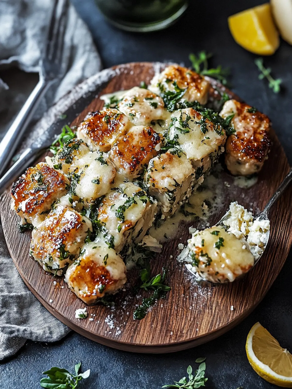 Saftiger Knoblauch Parmesan Hühnchen Fleischlaib für echte Genussmomente 4 Saftiger Knoblauch Parmesan Hühnchen Fleischlaib