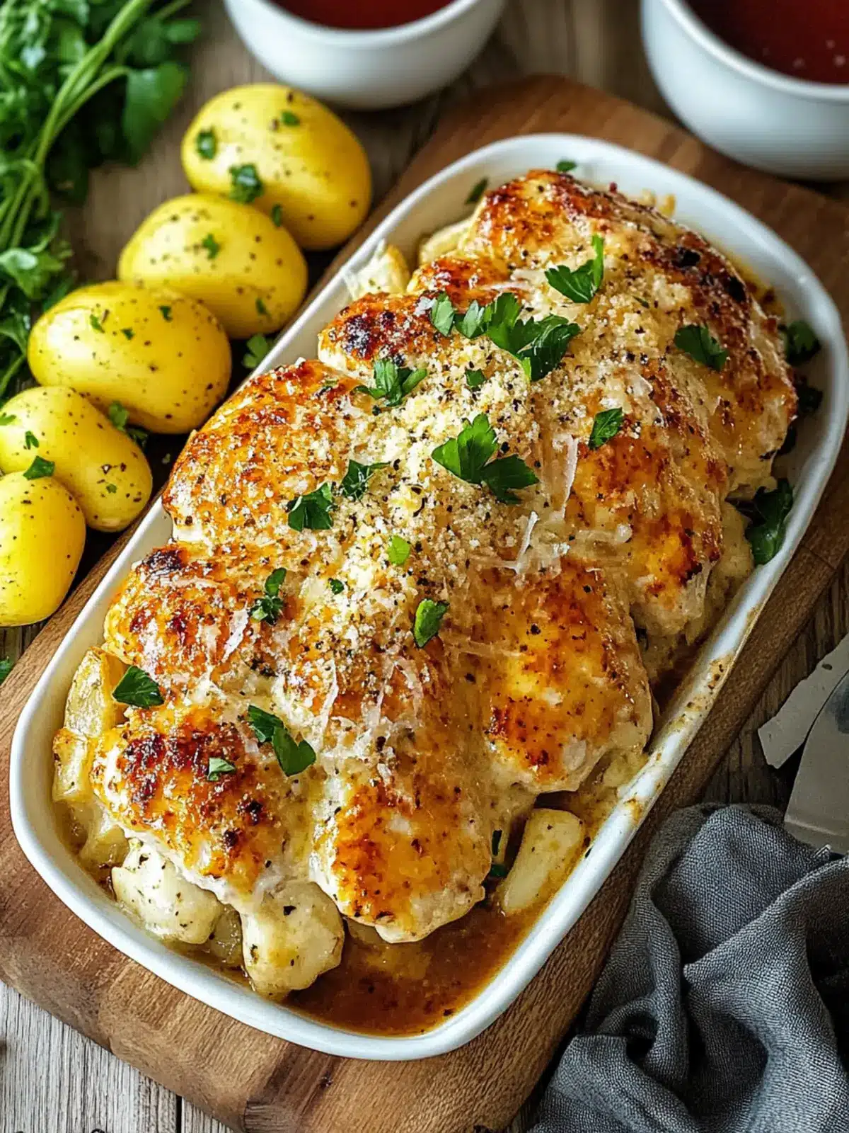 Knoblauch Parmesan Hähnchen Hackbraten Einfaches für jede Gelegenheit 4 Knoblauch Parmesan Hähnchen Hackbraten Einfaches