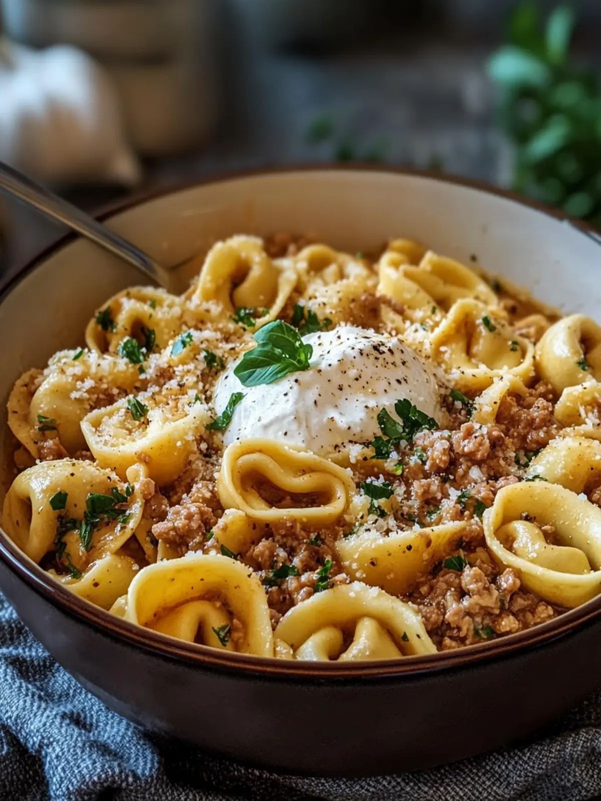 Schnelle Tortellini mit Fleischsauce – Der Hit fürs Familienessen 3 Tortellini mit Fleischsauce
