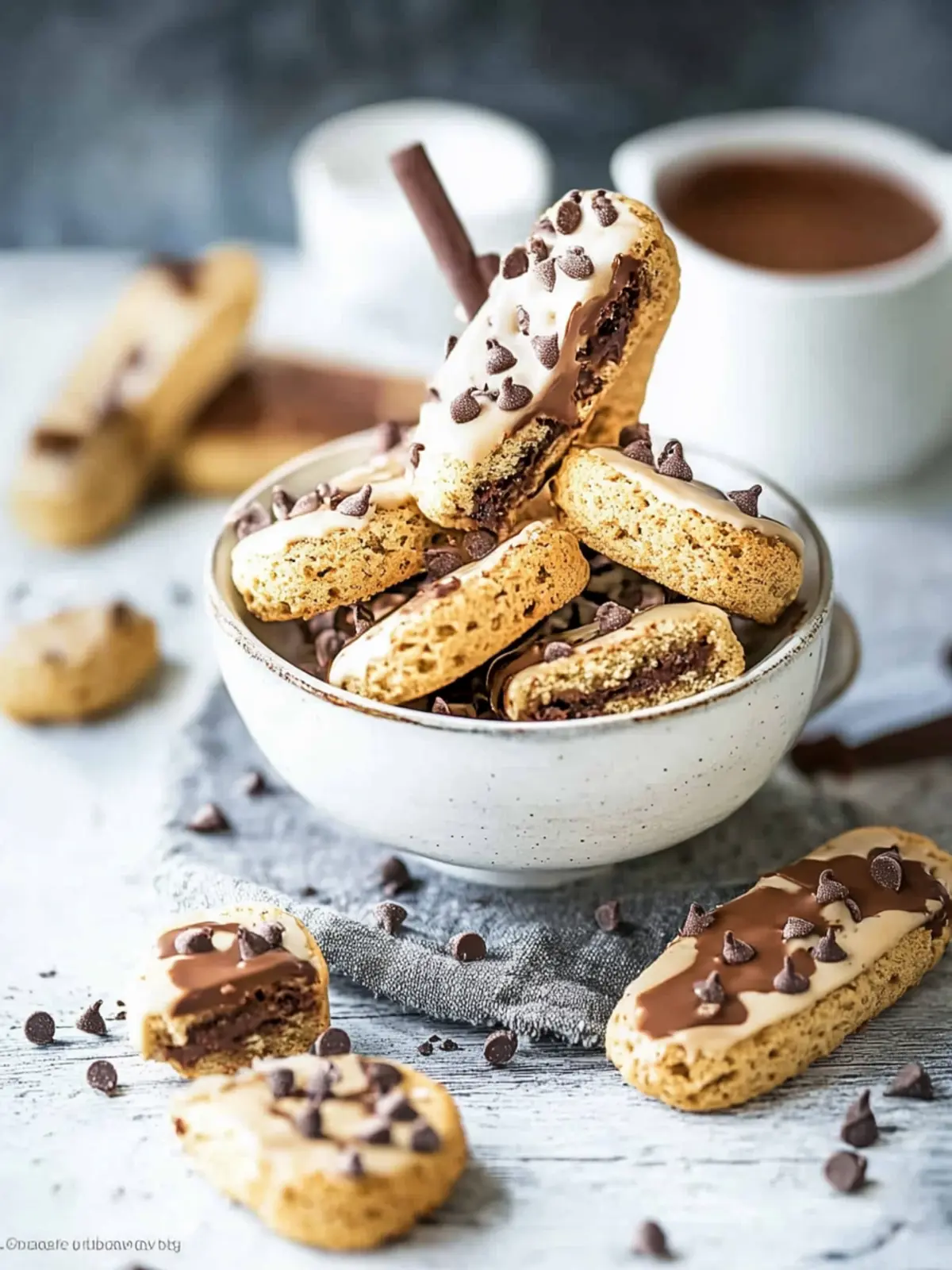 Schokoladenkekse Dipper – Cremiger Genuss für Groß und Klein 5 Schokoladenkekse Dipper