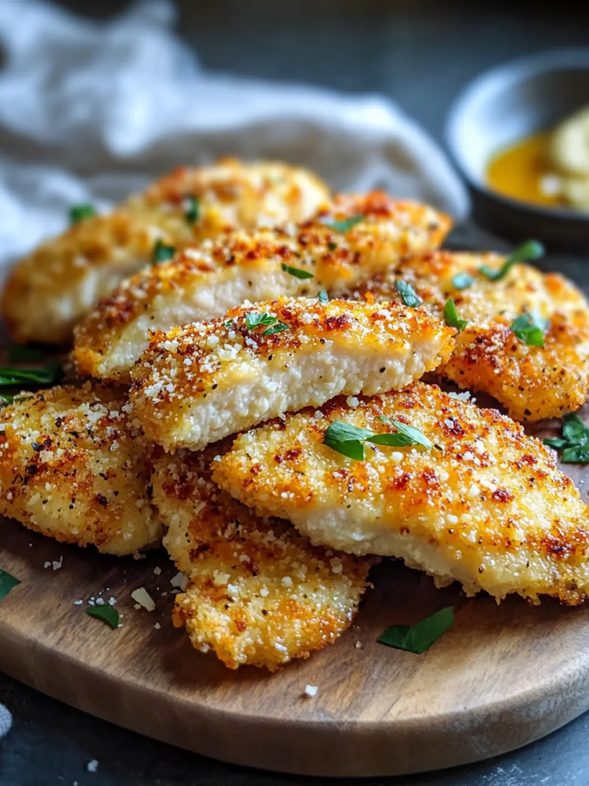 Knuspriges Parmesan-Knoblauch-Hähnchen vom Blech – Genuss für alle! 2 Crispy Parmesan Garlic Chicken from the Sheet – Pure Enjoyment