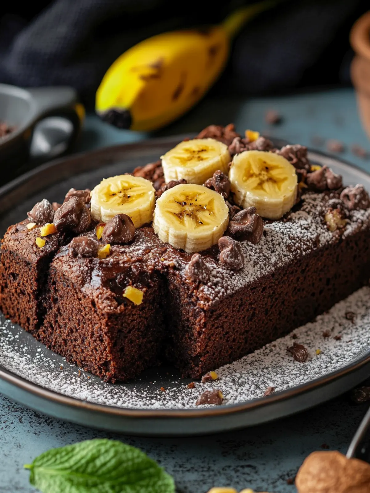 Schokoladen-Bananenbrot für den ultimativen Naschgenuss 3 Schokoladen-Bananenbrot
