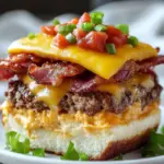Leckerer Low-Carb-Rindfleisch-Bacon-Cheeseburger-Auflauf Genuss 45 Leckerer Low-Carb-Rindfleisch-Bacon-Cheeseburger-Auflauf Rezept