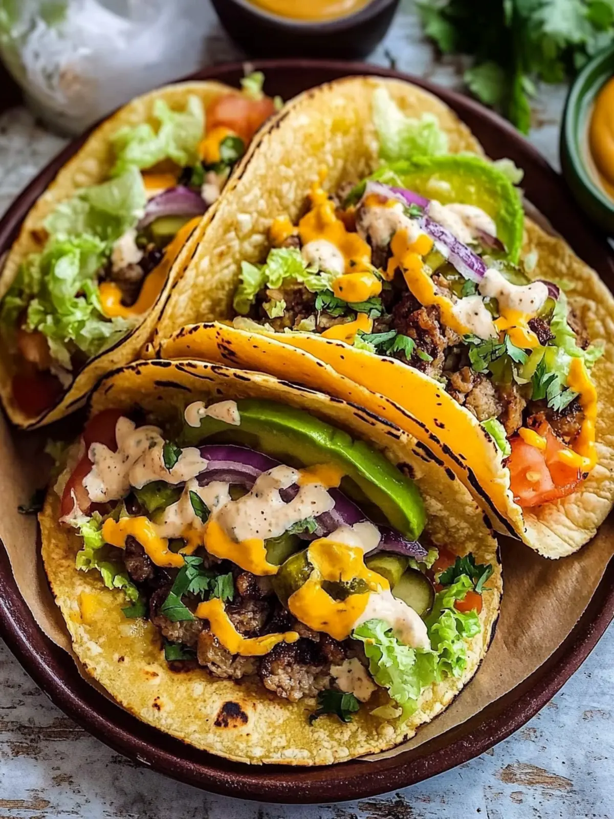 Smash Burger Tacos: Schnelle und köstliche Fusion für jeden Anlass 3 Smash Burger Tacos