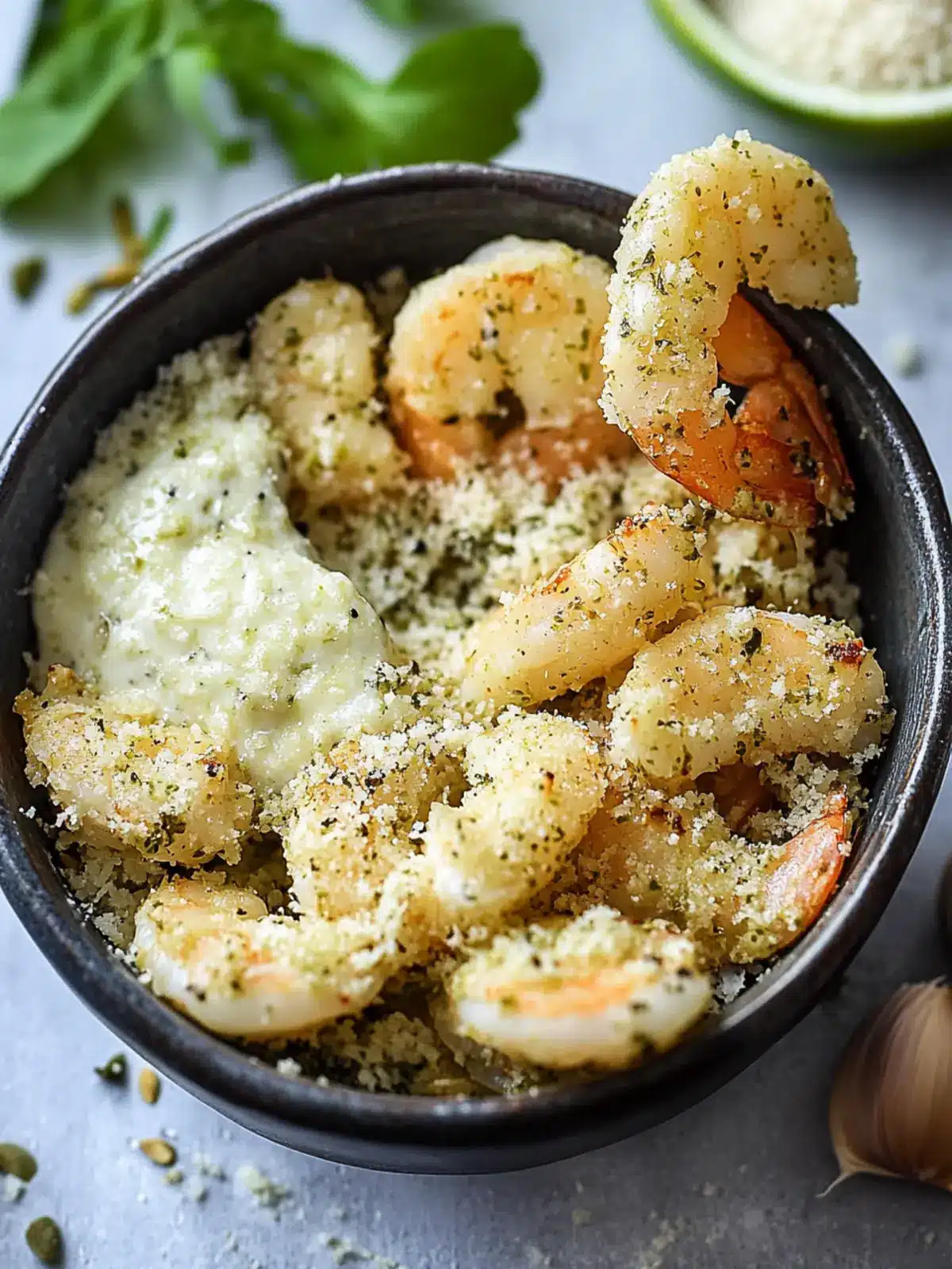 Knoblauch Parmesan Gebackene Garnelen – Schnelles Genuss-Abendessen 2 Knoblauch Parmesan Gebackene Garnelen