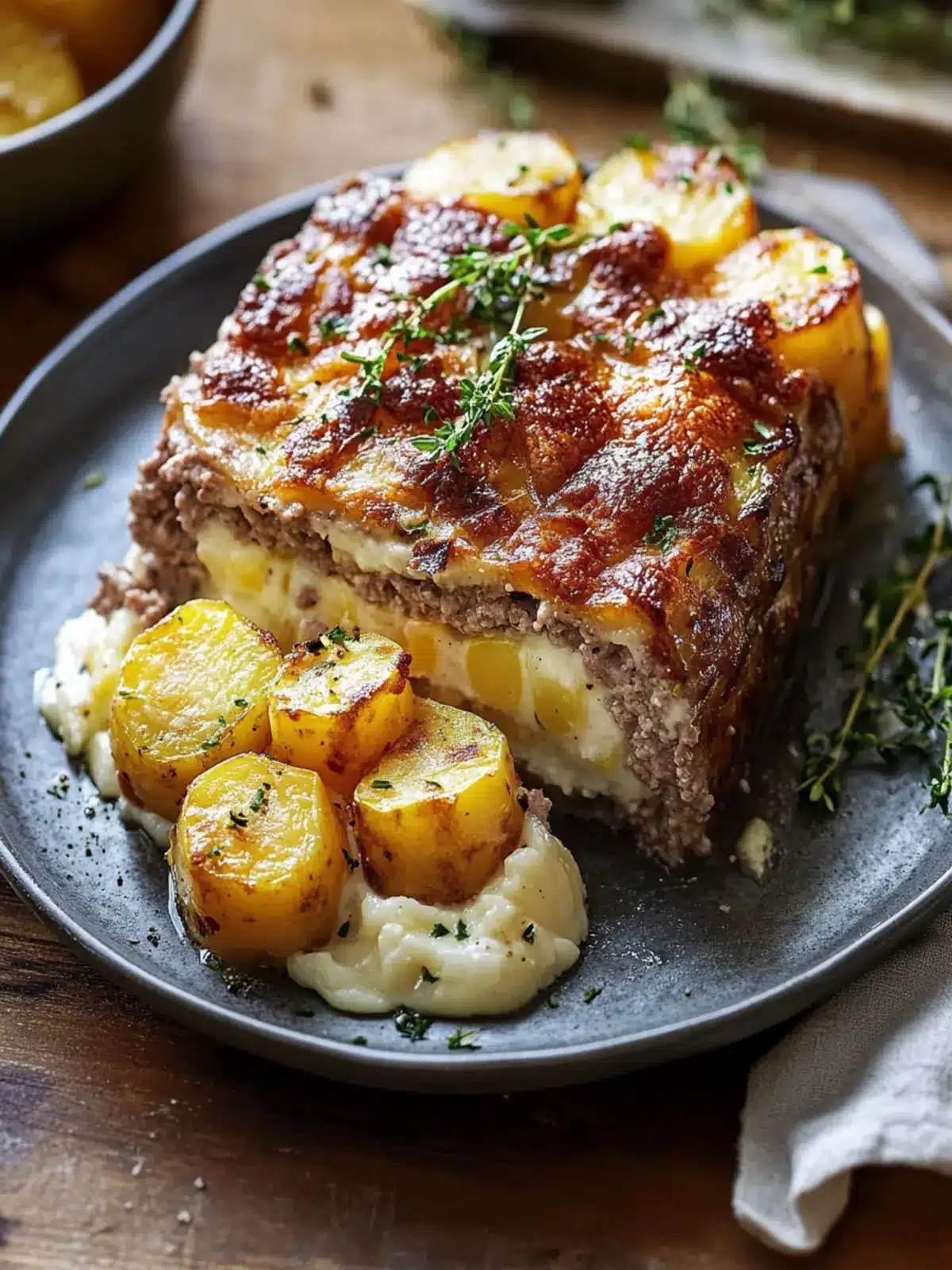 Schneller & Einfacher Hackbraten mit Kartoffelpüree und Käse genießen 3 Schneller & Einfacher Hackbraten mit Kartoffelpüree und Käse – Das ultimative Komfortessen