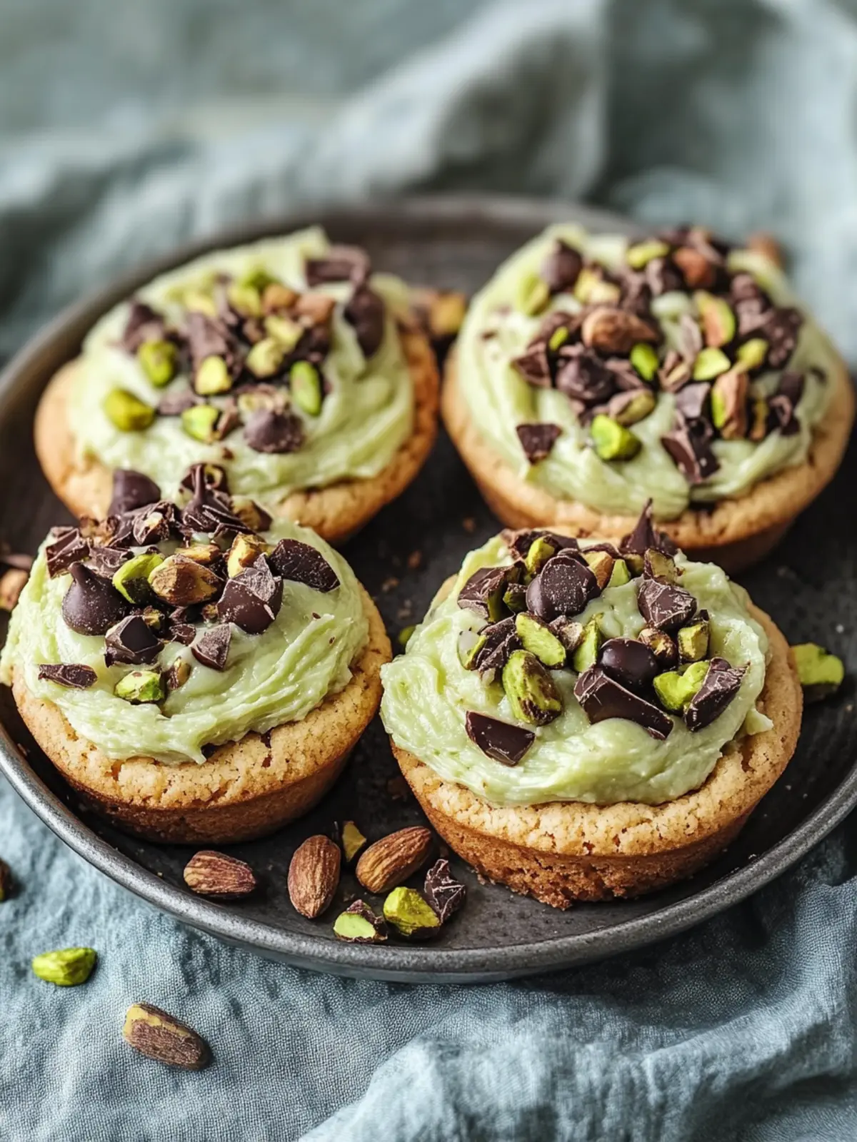 Pistaziencreme-Schokoladenstückchen-Kekse, die du lieben wirst 5 Pistaziencreme-Schokoladenstückchen-Kekse, die du täglich verlangen wirst