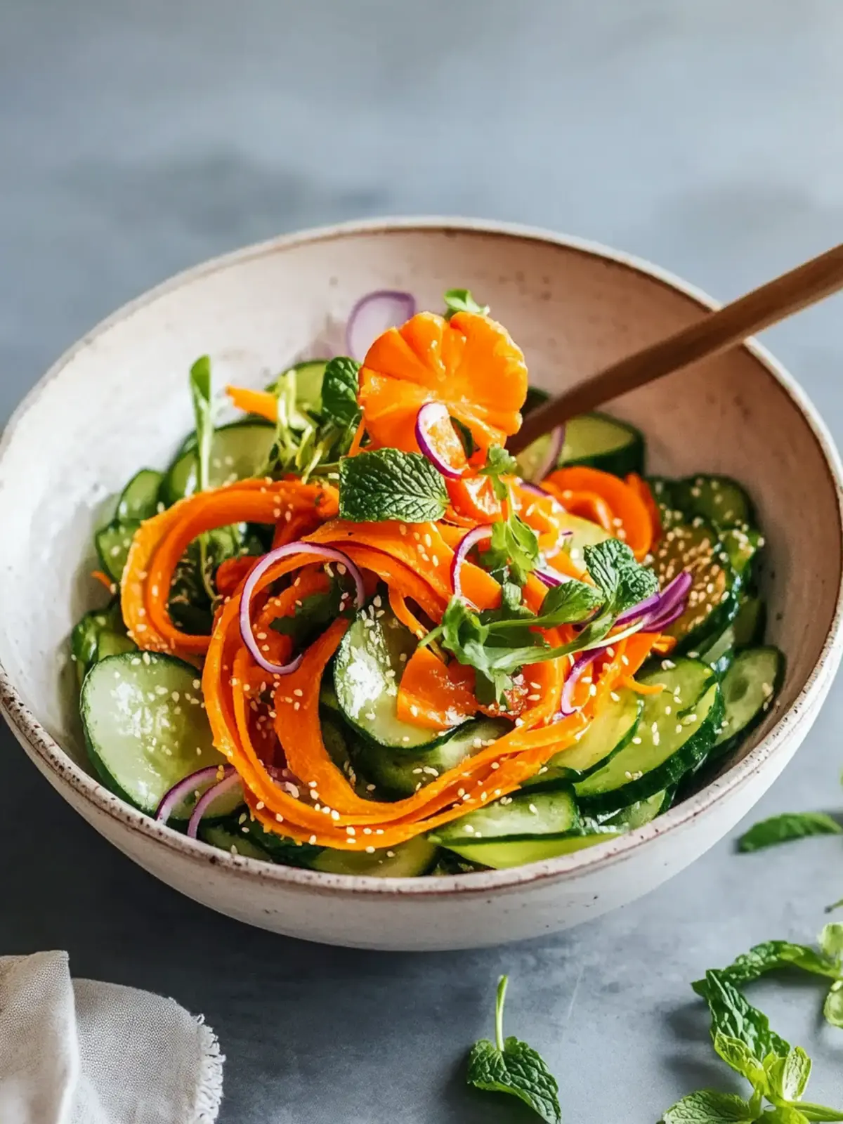 Gurkensalat mit Karotten: Frisch & Gesund für jeden Tag 4 Gurkensalat mit Karotten
