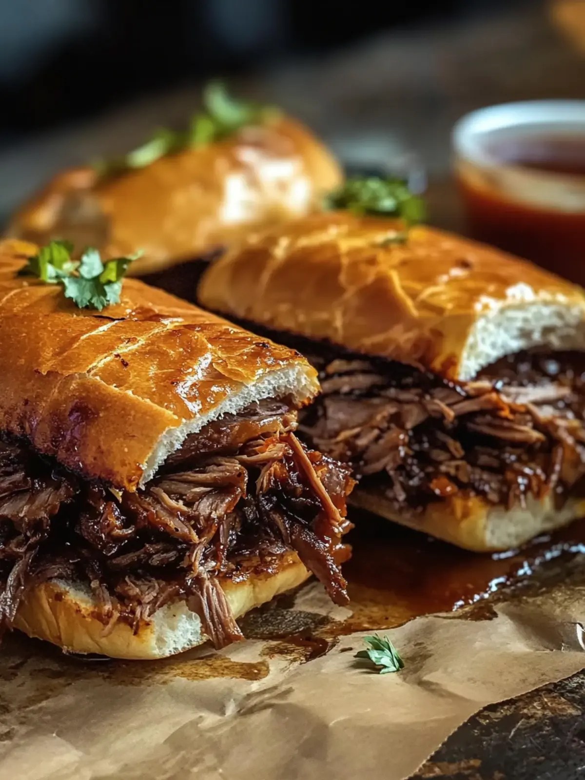 Crockpot BBQ Rindfleisch Sandwiches – Der perfekte Sattmacher 2 Crockpot BBQ Rindfleisch Sandwiches