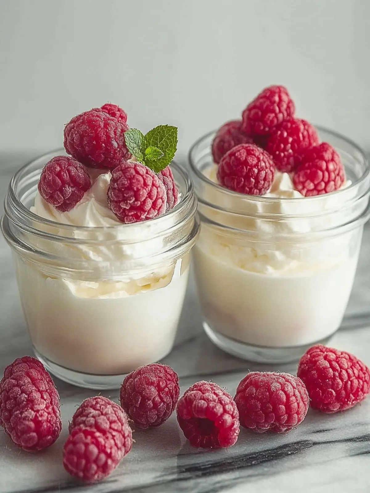 Himbeer-Mascarpone-Creme: Erfrischendes No-Bake Dessert! 3 Himbeer-Mascarpone-Creme
