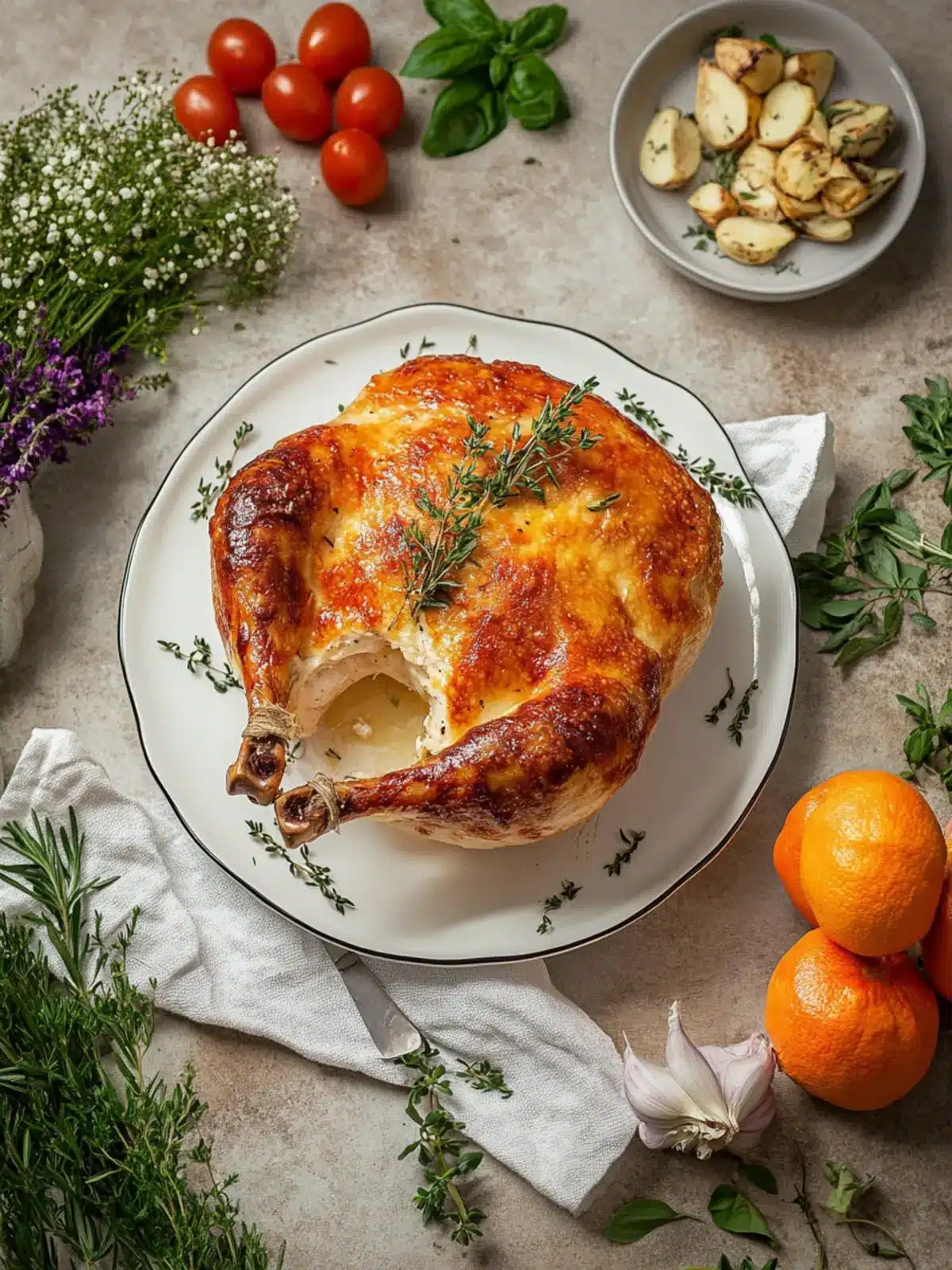 Saftig & Geschmackvoll: Ganzes Hähnchen im Ofen perfekt zubereiten 5 Saftig & Geschmackvoll: Die Kunst des Ganz Röstens von Hähnchen meistern