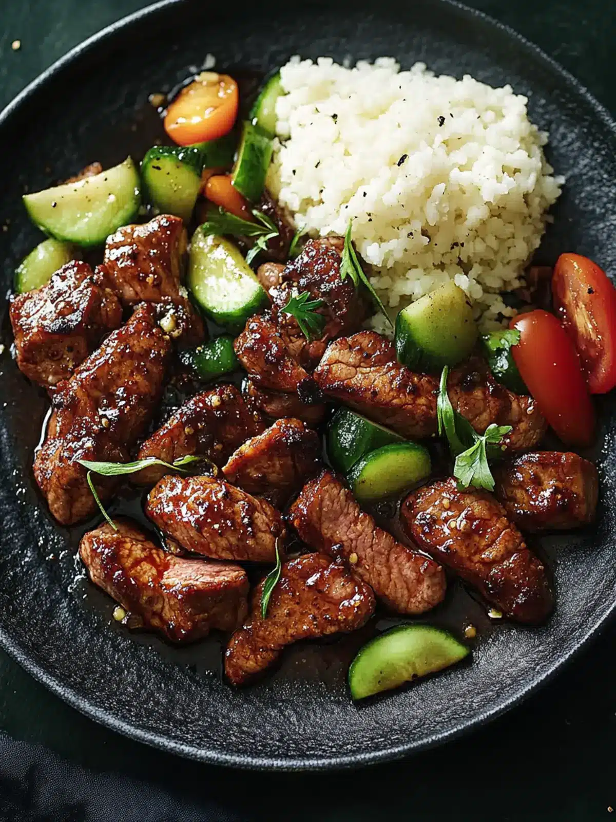 Scharfes Schwarzpfeffer-Rindfleisch-Pfannenrühren: Blitzschnelles Dinner 5 Scharfes Schwarzpfeffer-Rindfleisch-Pfannenrühren - Einfaches Abendessen Rezept