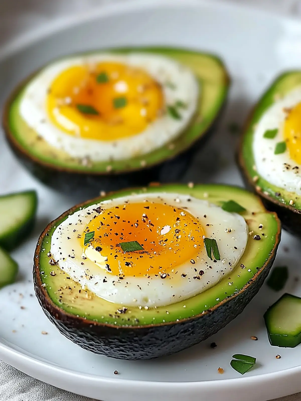 Avocado Eier Frühstücksbecher Einfach und Köstlich Genießen 2 Avocado Eier Frühstücksbecher Einfach und Köstlich Zubereiten