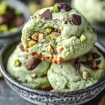 Pistaziencreme Schokoladenstückchen Kekse - Der perfekte Genuss 8 Pistaziencreme Schokoladenstückchen Kekse