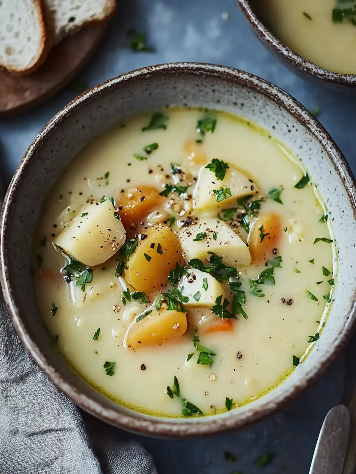 Einfache Hühnersuppe mit Kartoffeln für herzliche Momente 3 Einfache Hühnersuppe mit Kartoffeln