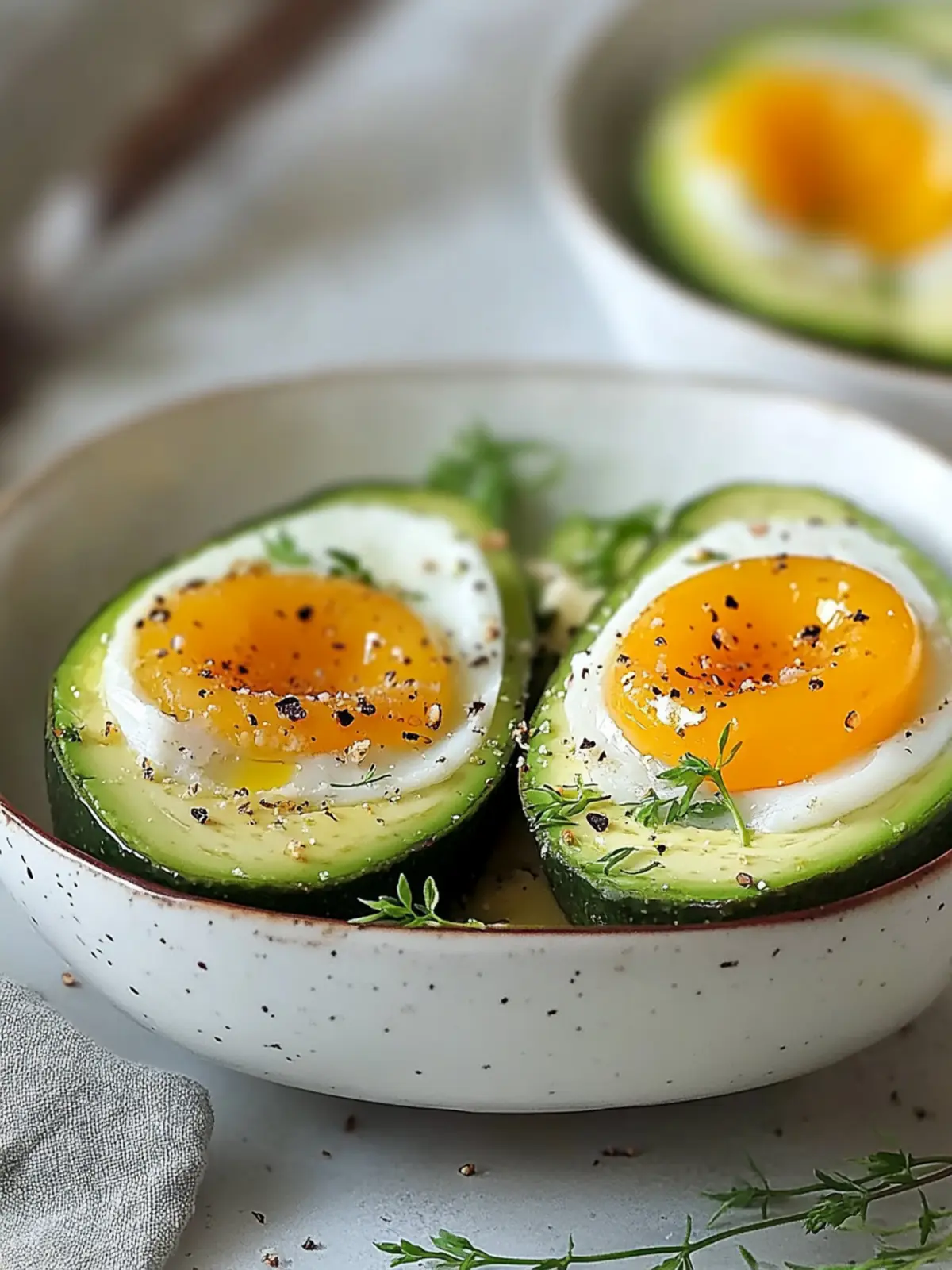 Avocado Eier Frühstücksbecher Einfach und Köstlich Genießen 4 Avocado Eier Frühstücksbecher Einfach und Köstlich Zubereiten