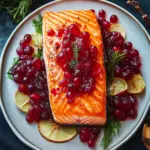 Gebratener Weihnachtslachs mit Cranberry-Maple Glasur 44 Gebratener Weihnachtslachs