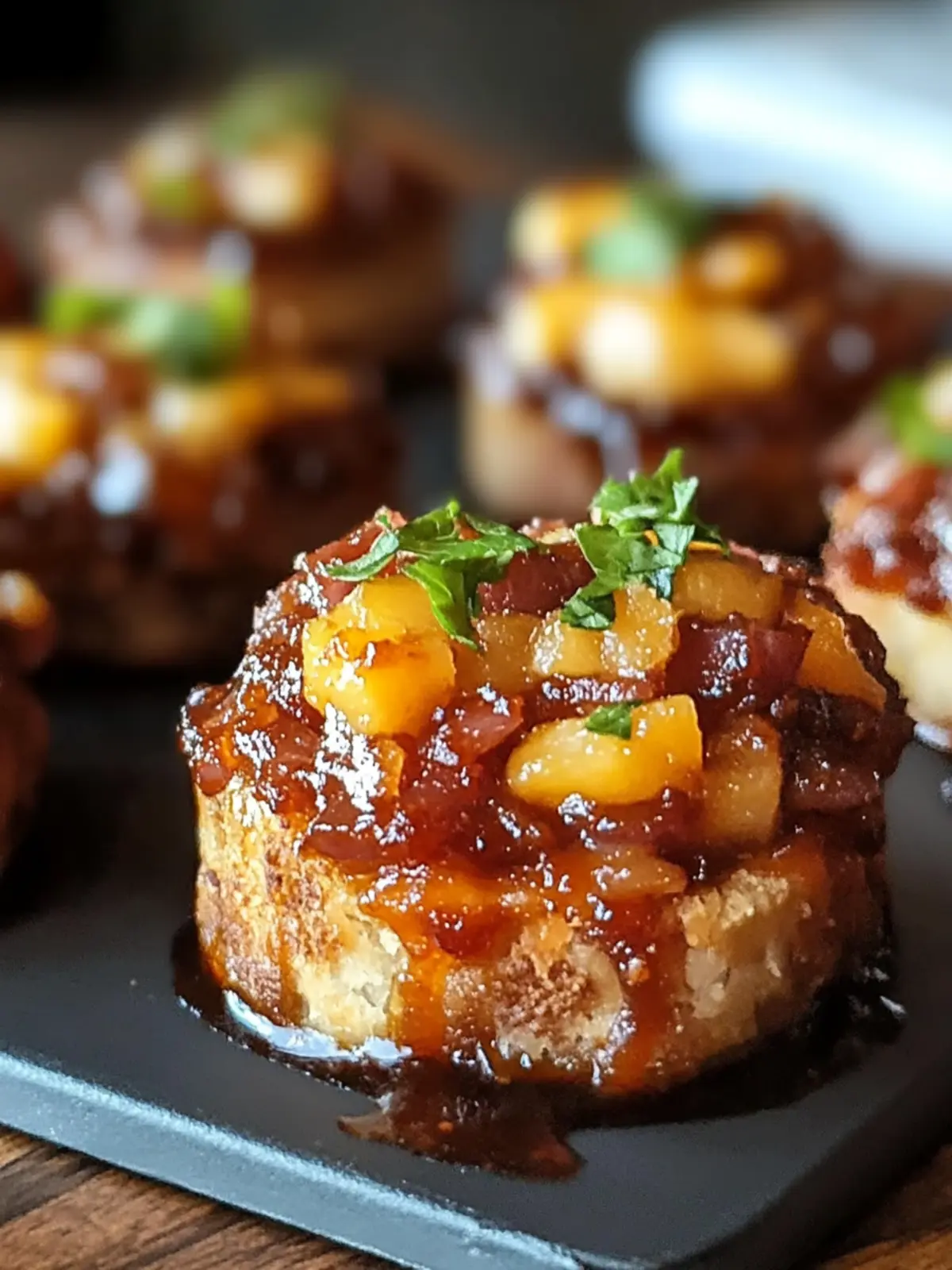 Mini BBQ Bacon Cheddar Hackbraten für die ganze Familie 3 Mini BBQ Bacon Cheddar Hackbraten