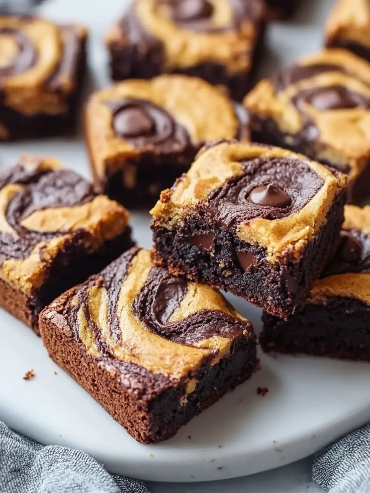 Erdnussbutter Brownie Wirbel Kekse für unwiderstehlichen Genuss 4 Erdnussbutter Brownie Wirbel Kekse