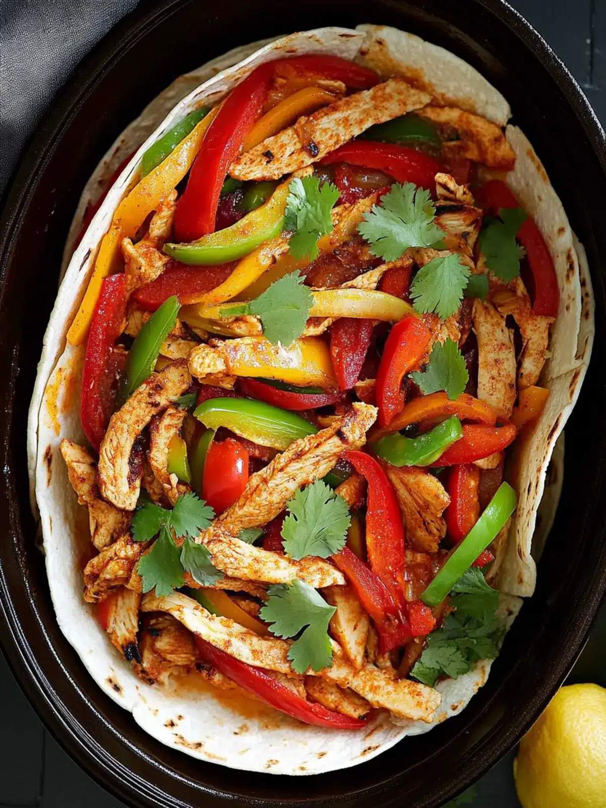 Langsame Kochhühnchen-Fajitas – Einfaches Familienessen geniessen 4 Langsame Kochhühnchen-Fajitas