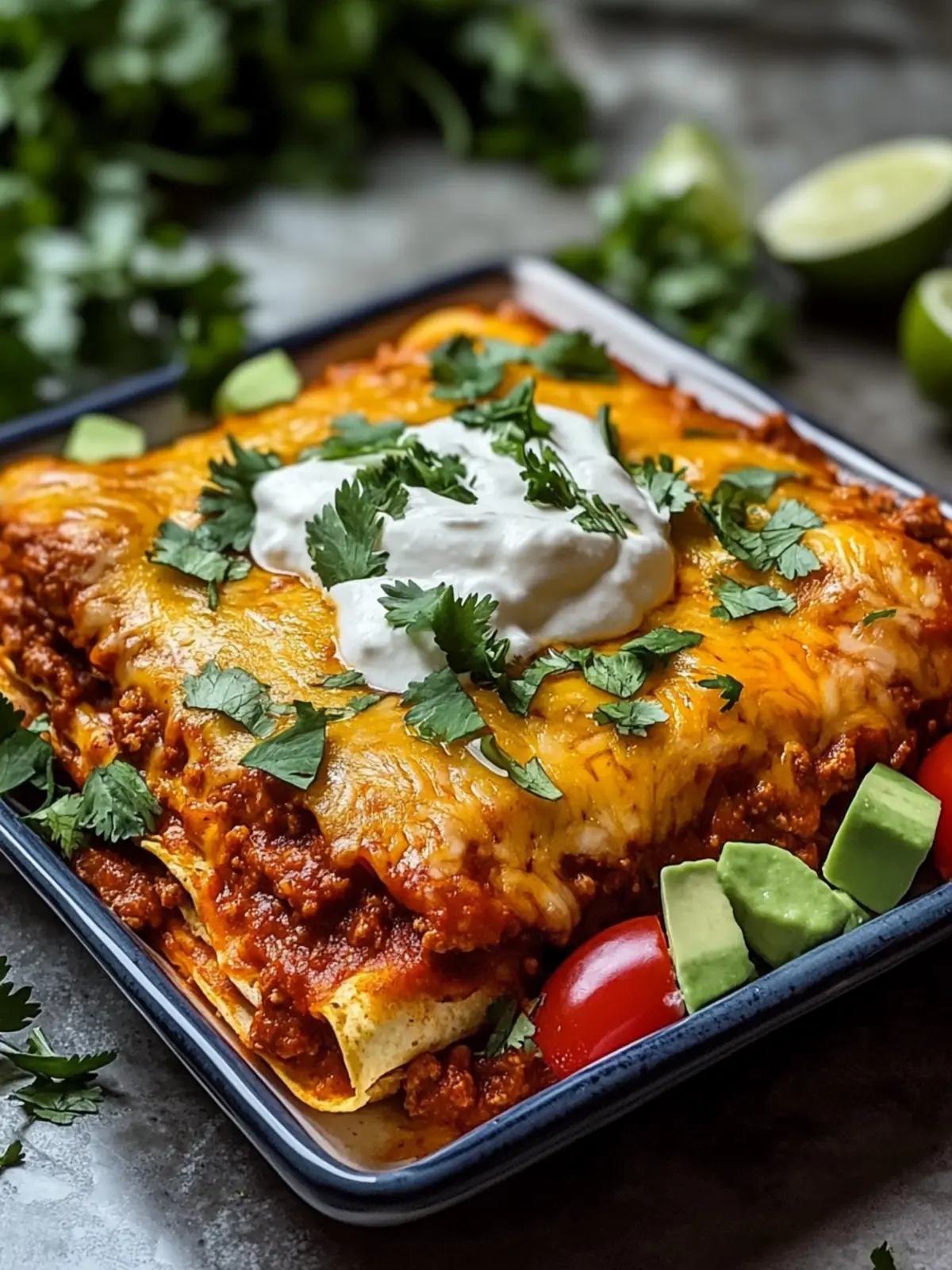Köstlicher zerrissener Hähnchen-Enchilada-Auflauf für dich! 5 Köstlicher zerrissener Hähnchen-Enchilada-Auflauf für Komfortessen-Liebhaber