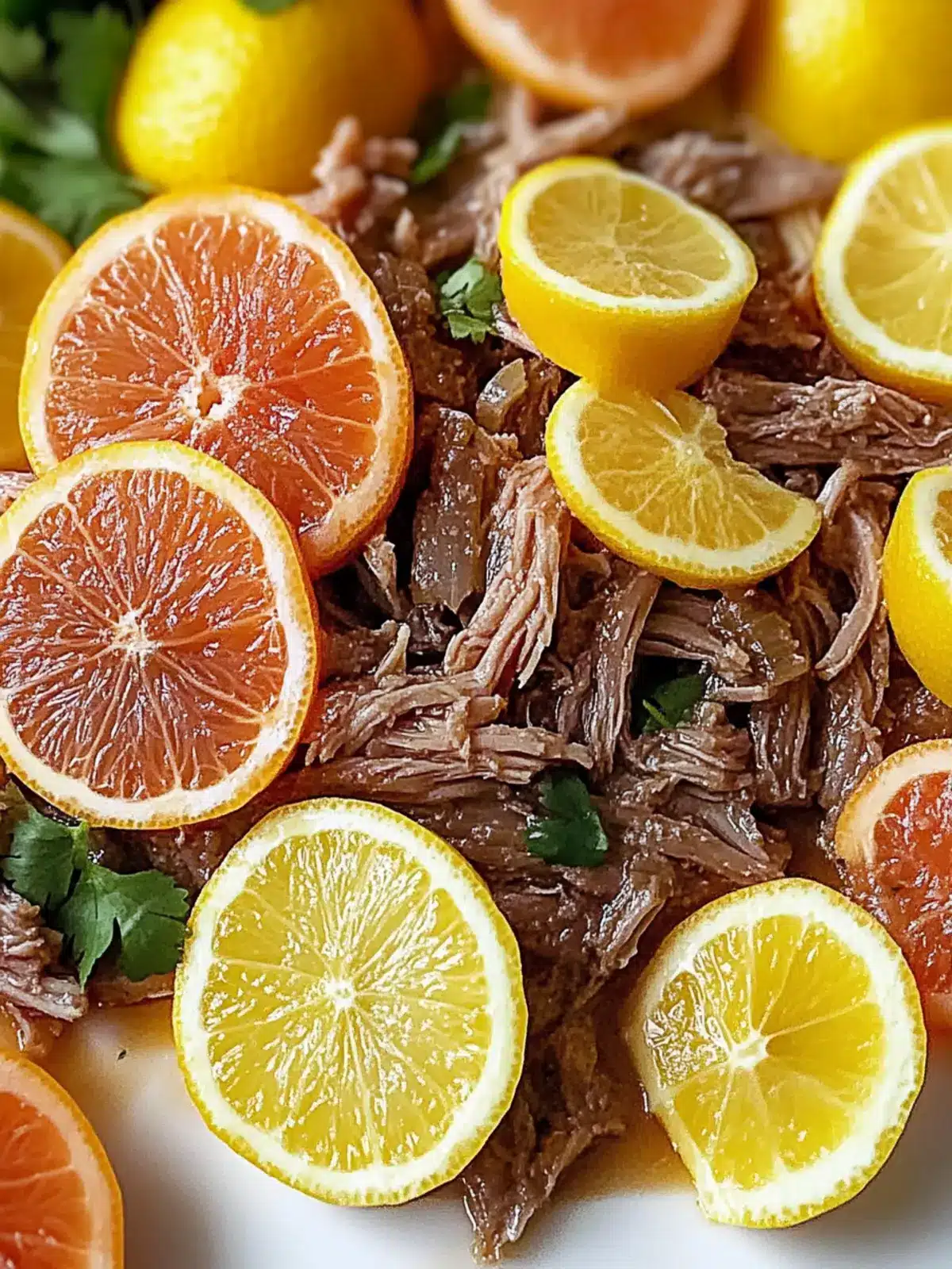 Zitrus-Rindfleischstreifen aus dem Slow Cooker – Einfach lecker! 4 Zitrus-Rindfleischstreifen aus dem Slow Cooker