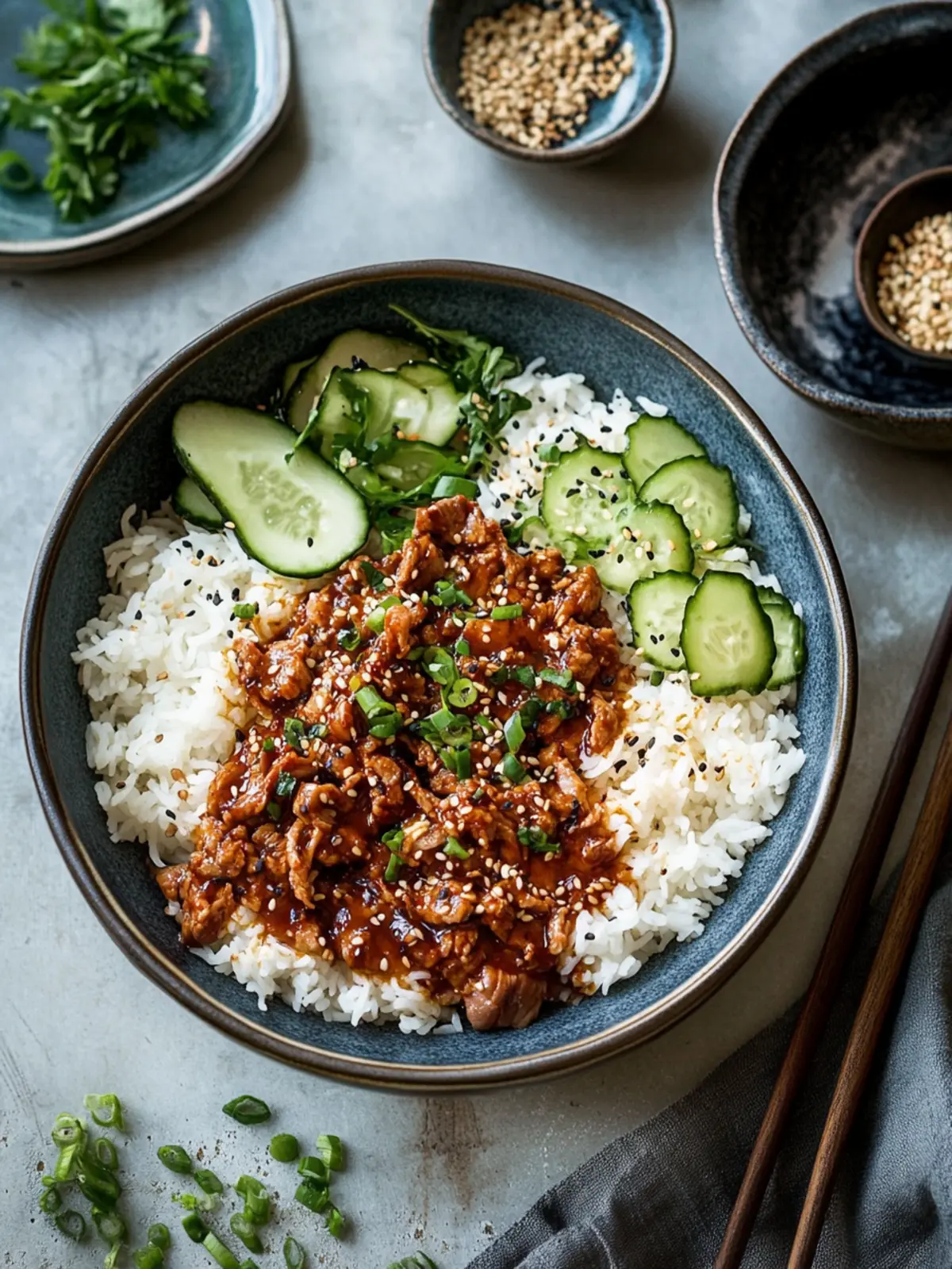 Koreanisches Rindfleischschüsseln: Schneller Genuss in 30 Minuten 2 Koreanisches Rindfleischschüsseln